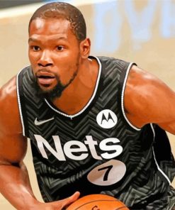 Basketball Player Kevin Durant paint by number