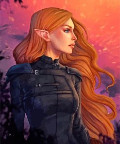 Beautiful Feyre paint by numbers