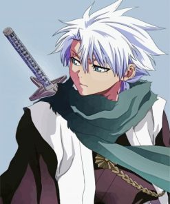 Bleach Anime Hitsugaya paint by numbers