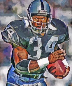 Bo Jackson Raiders paint by number