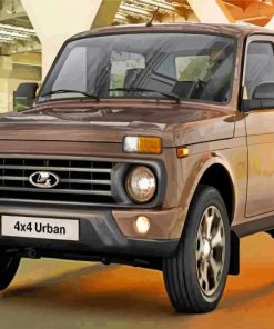 Brown Lada paint by numbers