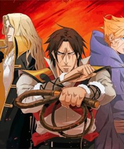 Castlevania Japanese Anime paint by numbers