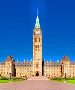 Centre Block Ottawa paint by numbers