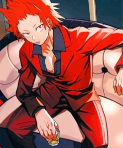 Classy Eijiro Kirishima paint by numbers