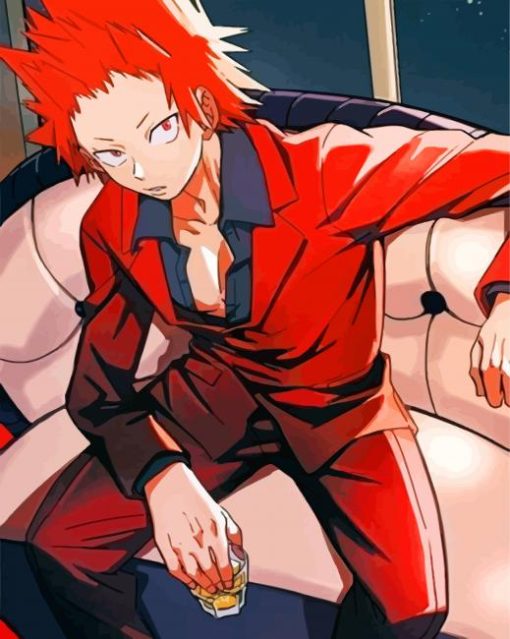 Classy Eijiro Kirishima paint by numbers