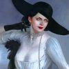 Classy Vintage Vampire Lady paint by numbers