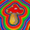 Colorful Mushroom paint by numbers