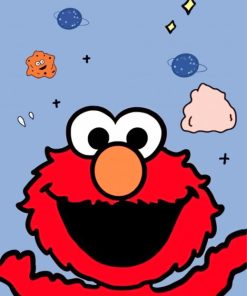 Cute Elmo paint by number