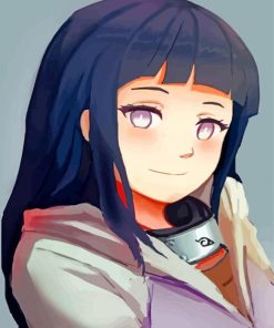 Cute Hinata Hyuga paint by numbers