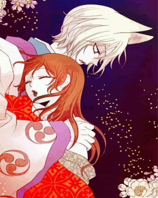 Cute Kamisama Kiss Couple paint by numbers