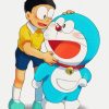 Cute Doraemon paint by number