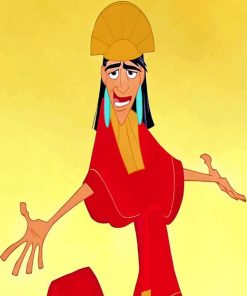 Disney Kuzco paint by numbers