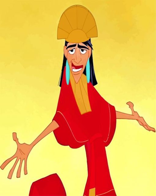 Disney Kuzco paint by numbers