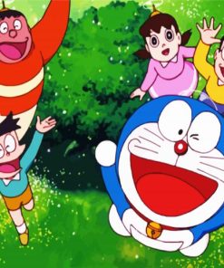 Doraemon Anime paint by number