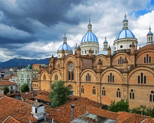 Ecuador Catedral De La Inmaculada Concepcion paint by number