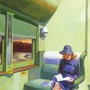 Edward Hopper Compartment Car Paint by numbers