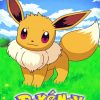 Eevee Pokemon paint by number