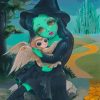 Elphaba And Monkey Paint by number