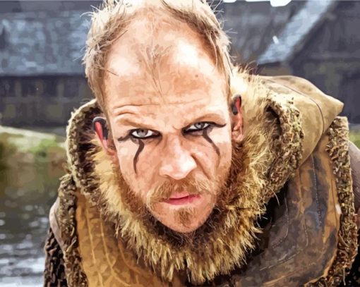 Vikings Floki paint by number