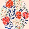 Floral Illustration paint by numbers