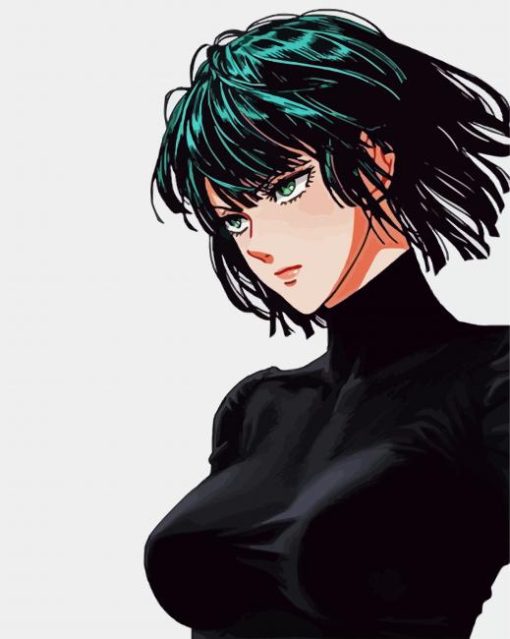 Fubuki One Punch Man Manga paint by number