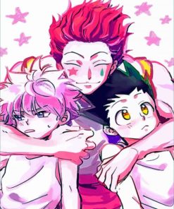 Gon Hisoka And Killua paint by numbers