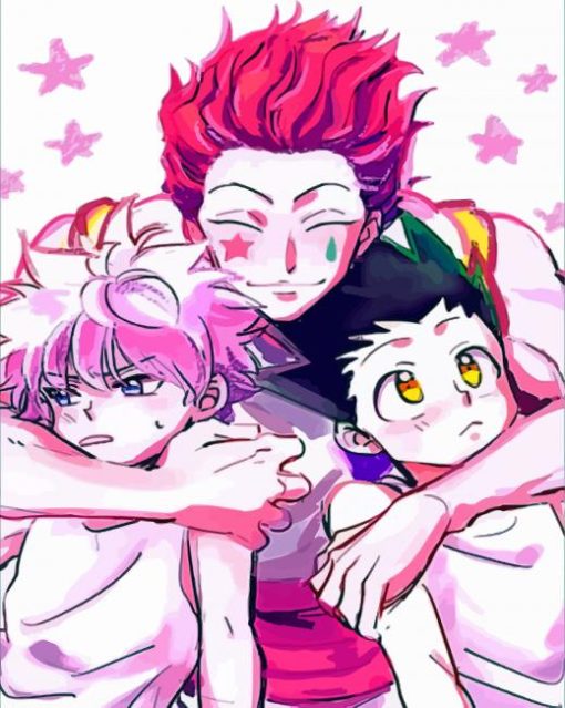 Gon Hisoka And Killua paint by numbers