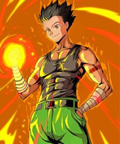 Gon Hunter X Hunter paint by numbers