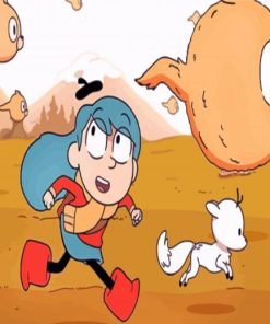 Hilda Animated Movie paint by numbers