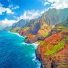 Kauai Island In Hawaii paint by numbers