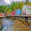 Ketchikan Revillagigedo Island Alaska paint by numbers