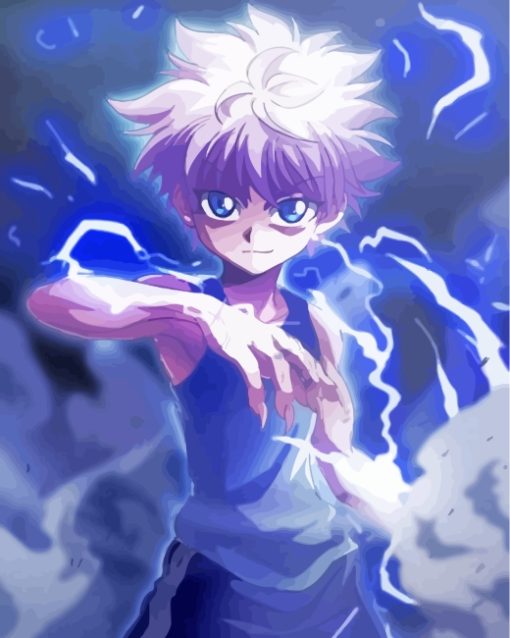 Killua Hunter x Hunter Paint by numbers