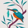 Kingfisher paint by numbers