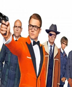 Kingsman Golden Circle Characters paint by numbers