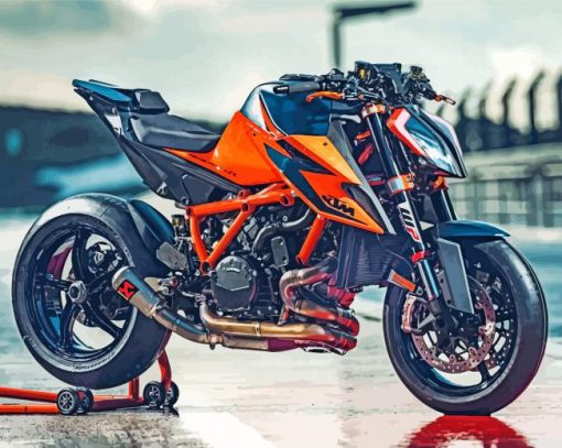 Ktm 790 Duke paint by number