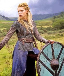 Vikings Lagertha paint by numbers