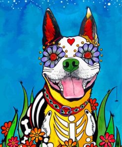 Mexican Dog paint by numbers