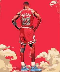 Michael Jordan Player paint by numbers