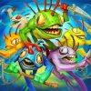 Murloc Warcarft paint by numbers