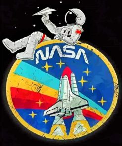 Nasa Man Space paint by number