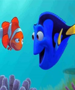 Nemo Fish And Dory paint by numbers