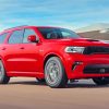 Red Durango Car paint by number