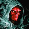 Red Skull Avenger paint by numbers