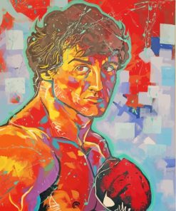 Rocky Balboa Art paint by numbers