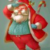 Santa Gnome paint by numbers