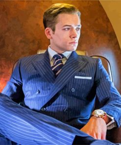 Taron Egerton Kingsman paint by numbers