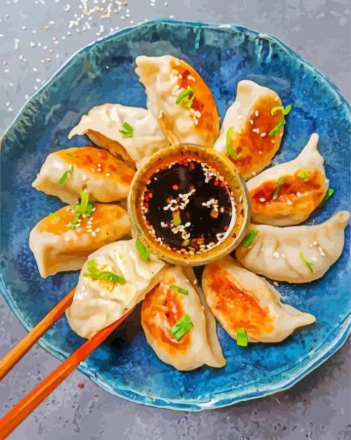 Tasty Dumpling paint by number