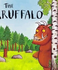 The Gruffalo Cartoon paint by numbers