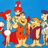 The Flintstones Cartoon paint by numbers