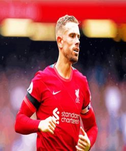 The Footballer Player Jordan Henderson paint by numbers